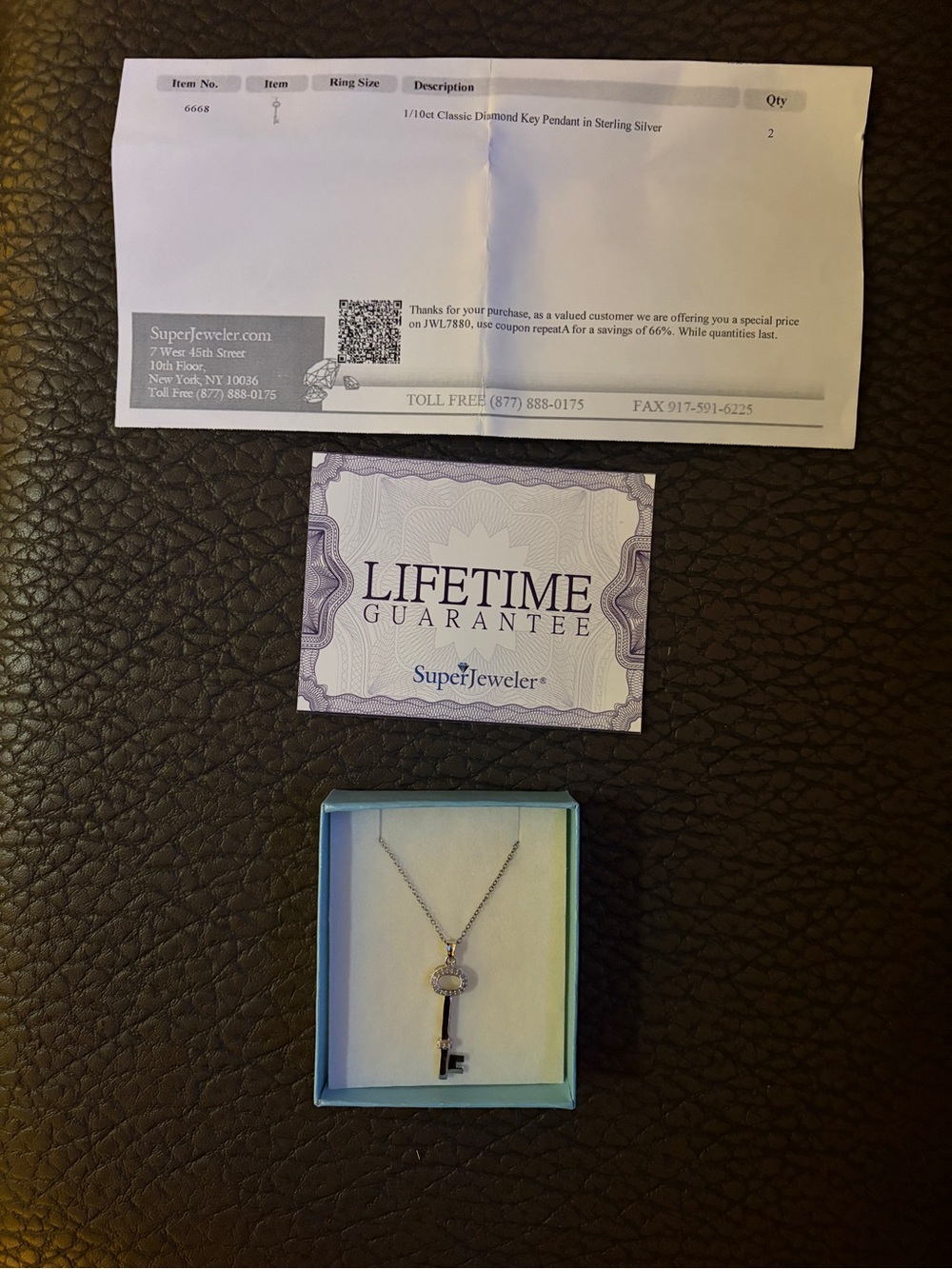 925 stamps Silver Key Pendant Necklace w/tiny sparkling real natural diamonds